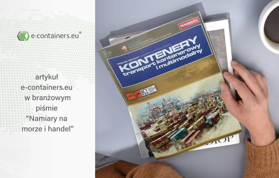 e-containers.eu - Twoje cyfrowe wsparcie w organizacji transportu kontenerowego